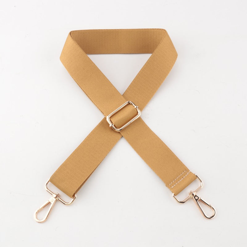 Twill Cotton Solid Color Bag Shoulder Strap