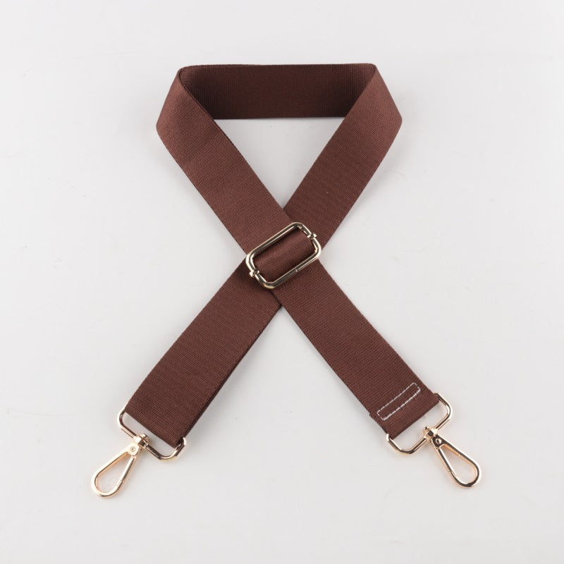 Twill Cotton Solid Color Bag Shoulder Strap