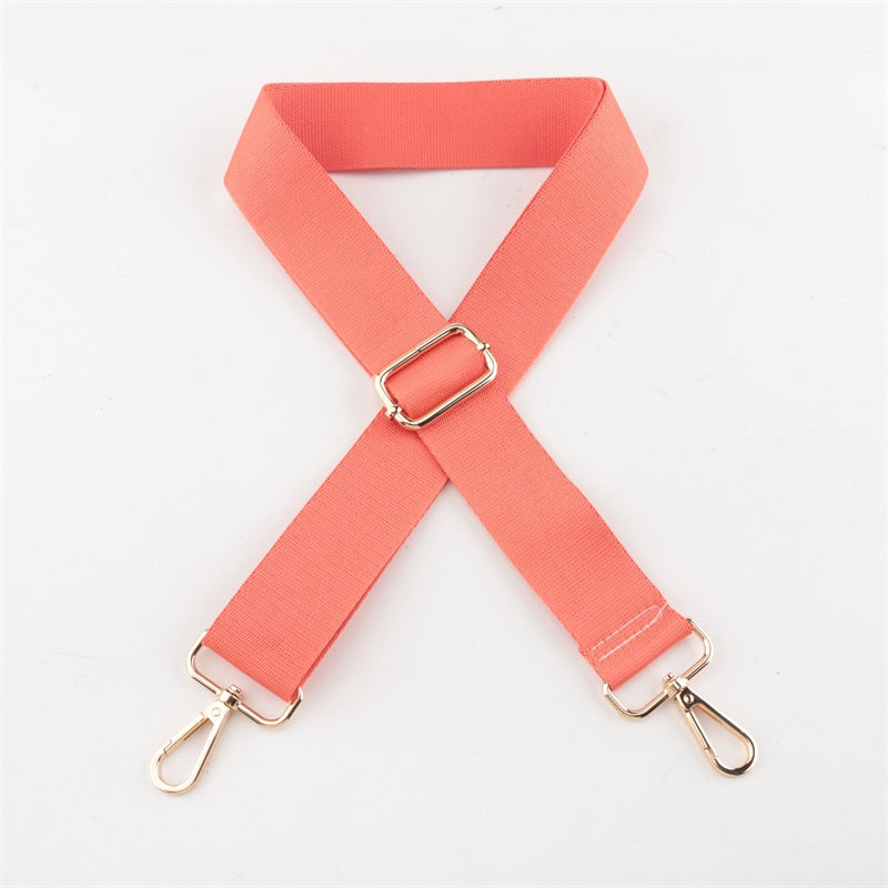 Twill Cotton Solid Color Bag Shoulder Strap