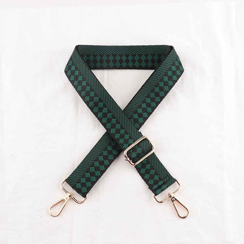 Check Stripe Pattern Bag Strap