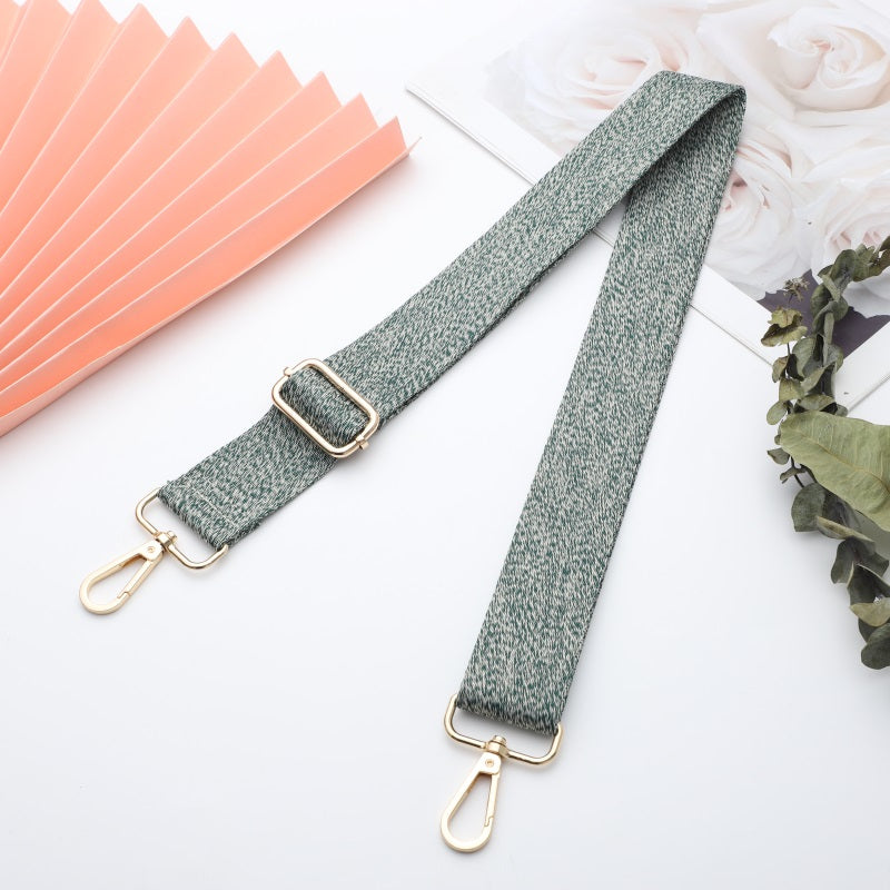 Solid Color Woolen Pattern Bag Strap