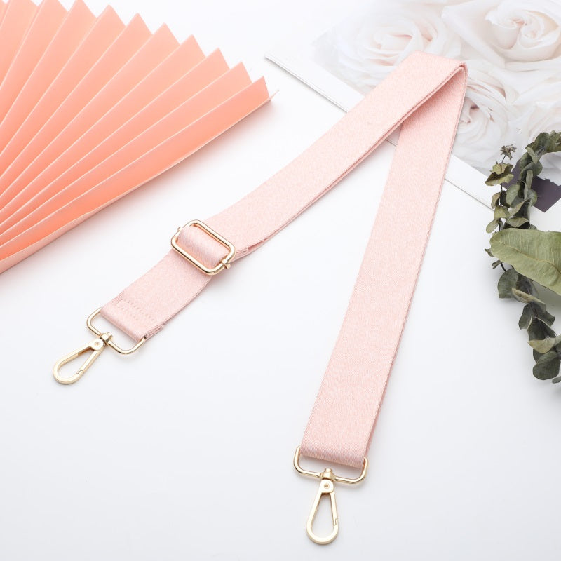 Solid Color Woolen Pattern Bag Strap