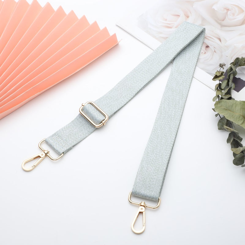 Solid Color Woolen Pattern Bag Strap