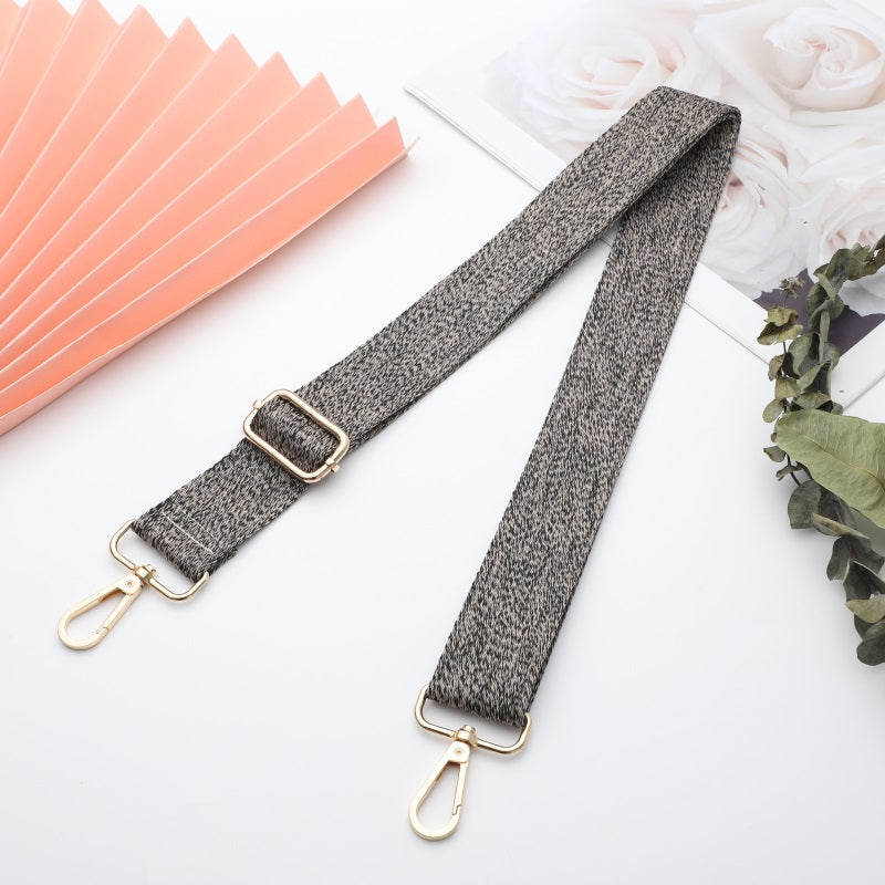 Solid Color Woolen Pattern Bag Strap
