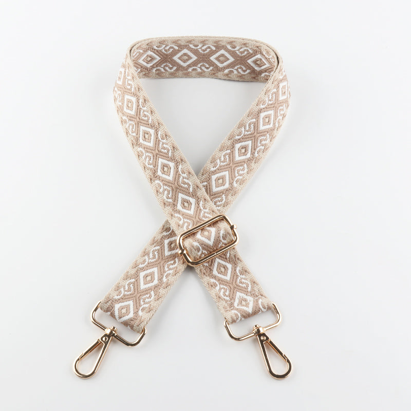 Diamond Check Shoulder Bag Shoulder Strap