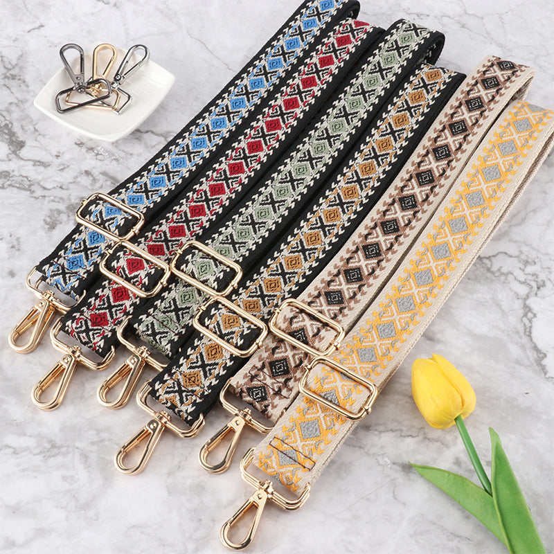 Diamond Check Shoulder Bag Shoulder Strap