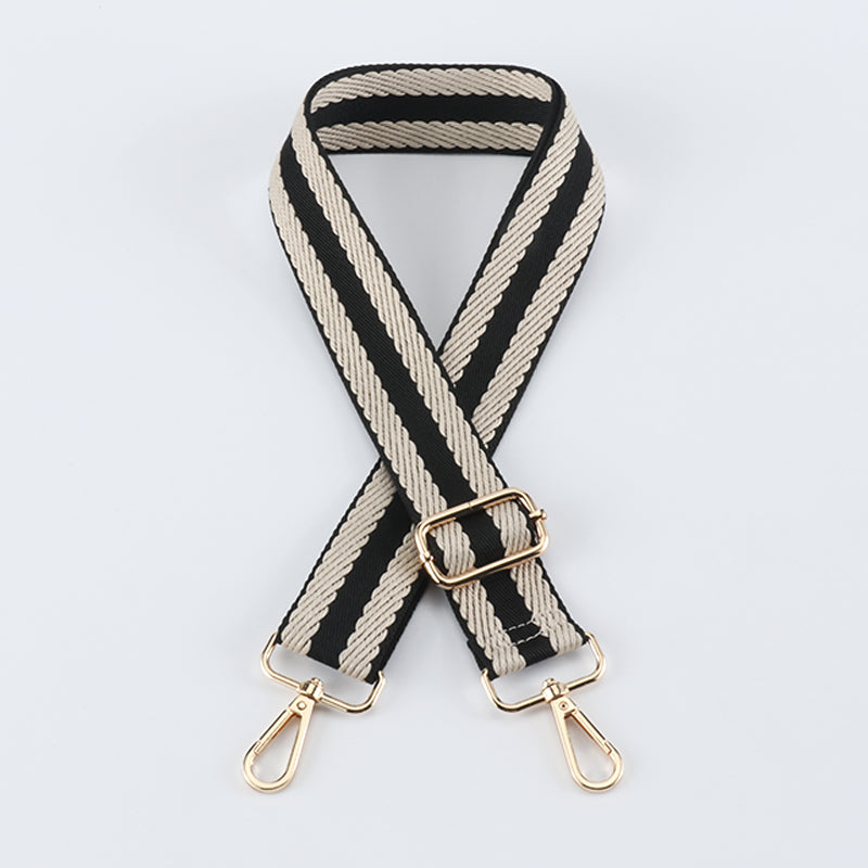 Striped Jacquard Bag Shoulder Strap