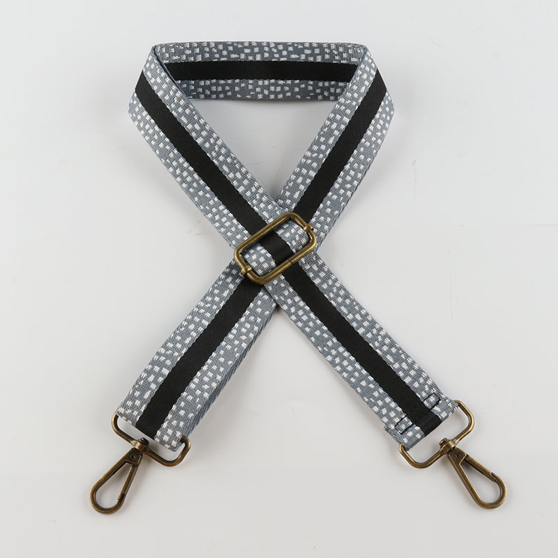 Colorful Spotted Printed Bronze Buckle Shoulder Straps