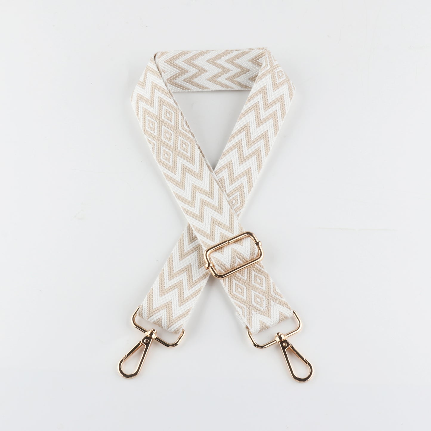Colorful W Letter Textured Bag Strap