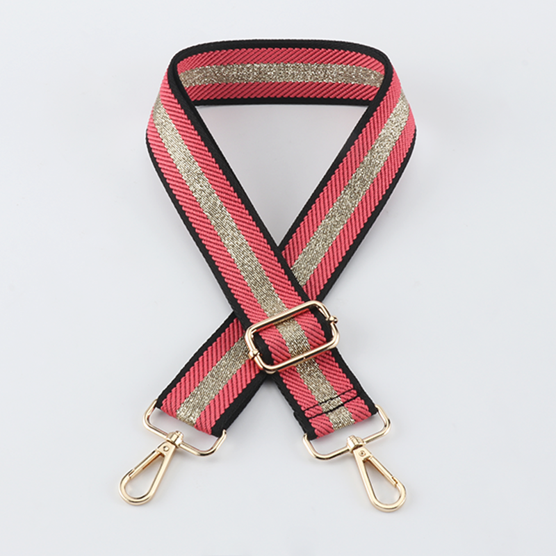 Gold Silk Sandwich Solid Color Bag Strap