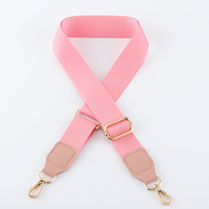 Wave Pattern Solid Color Bag Shoulder Strap