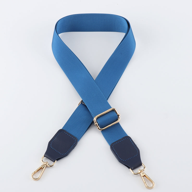 Wave Pattern Solid Color Bag Shoulder Strap