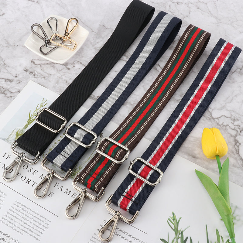 Colorful striped shoulder straps