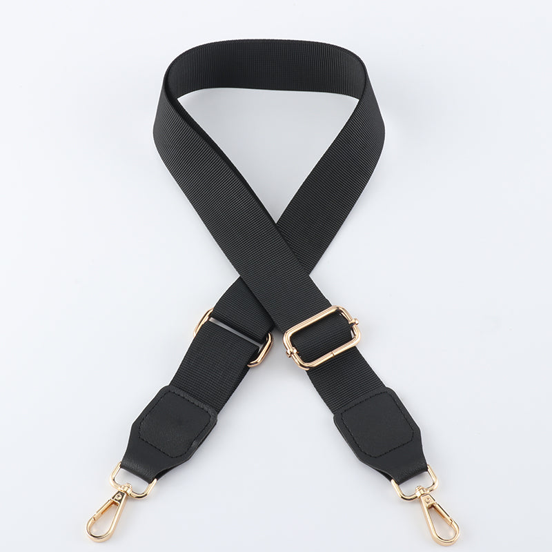 Wave Pattern Solid Color Bag Shoulder Strap