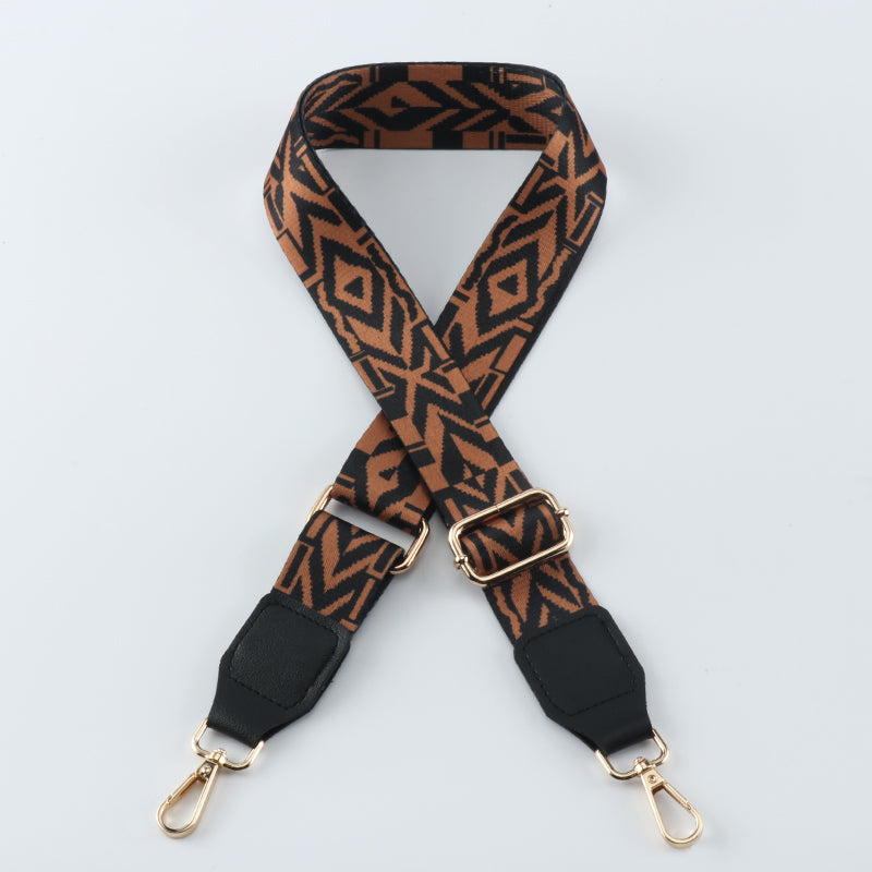 Colorful Phoenix Bag Shoulder Strap with Leather Head