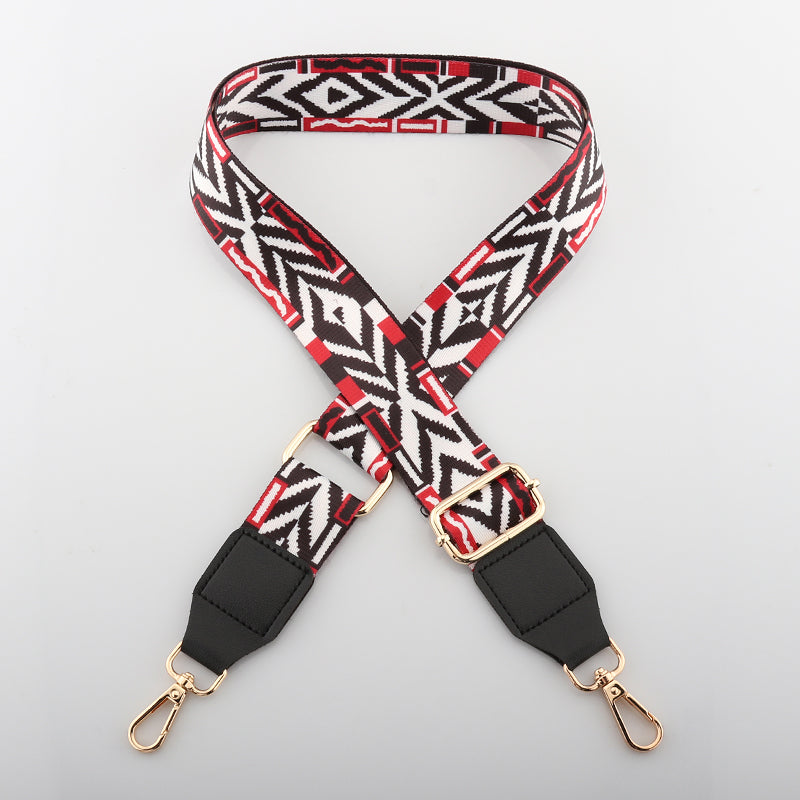 Colorful Phoenix Bag Shoulder Strap with Leather Head