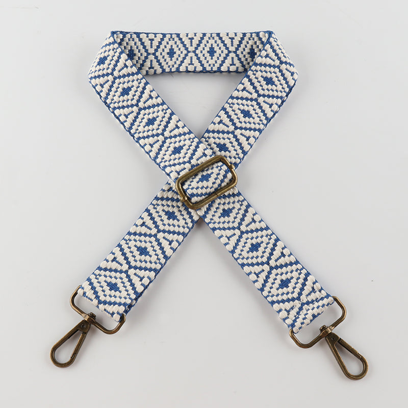 Colorful Graphics Bronze Buckle Shoulder Straps