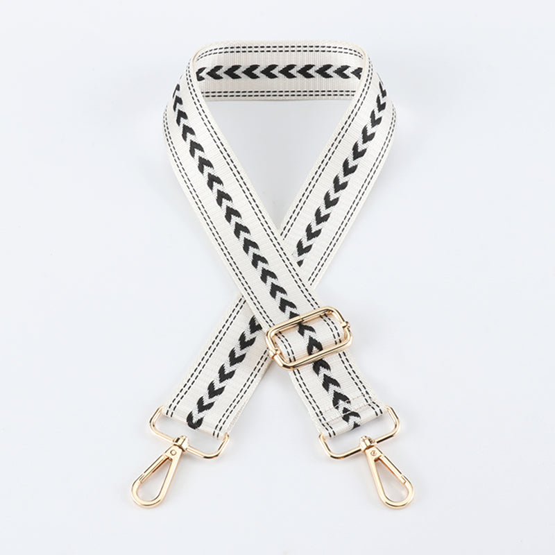 Simple Regular Arrow Pattern Versatile Color Bag Strap