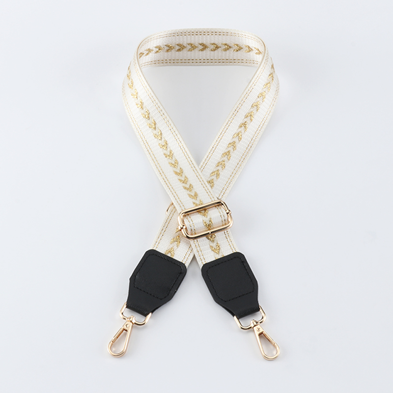 Braided Arrow Bag Strap with Leather Head