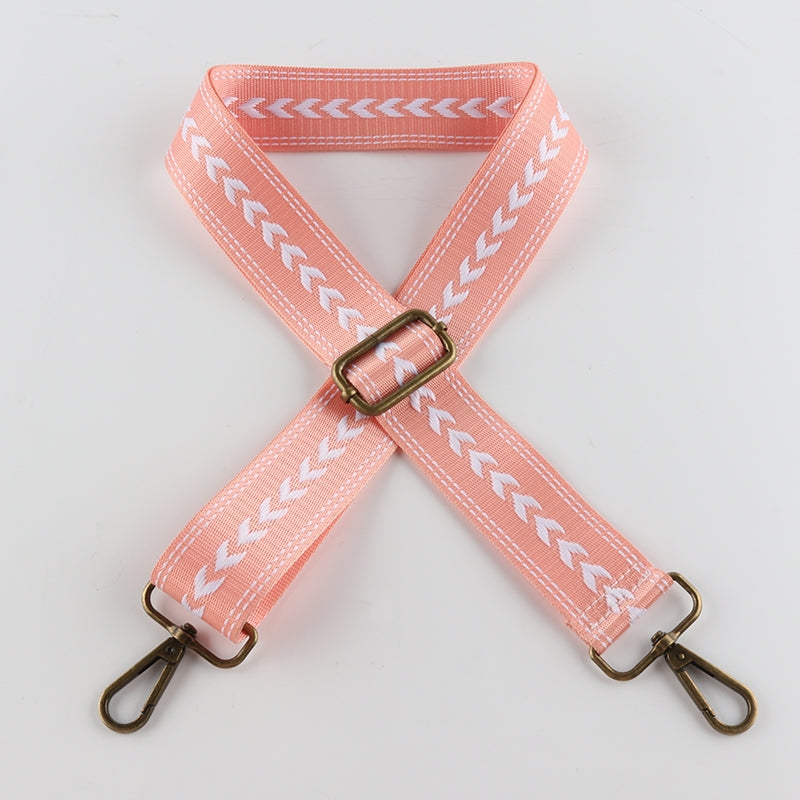 Simple Regular Arrow Pattern Versatile Color Bag Strap