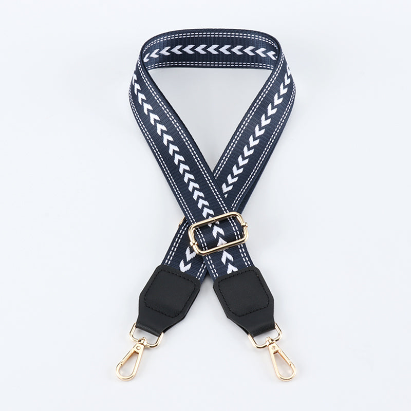 Braided Arrow Bag Strap with Leather Head