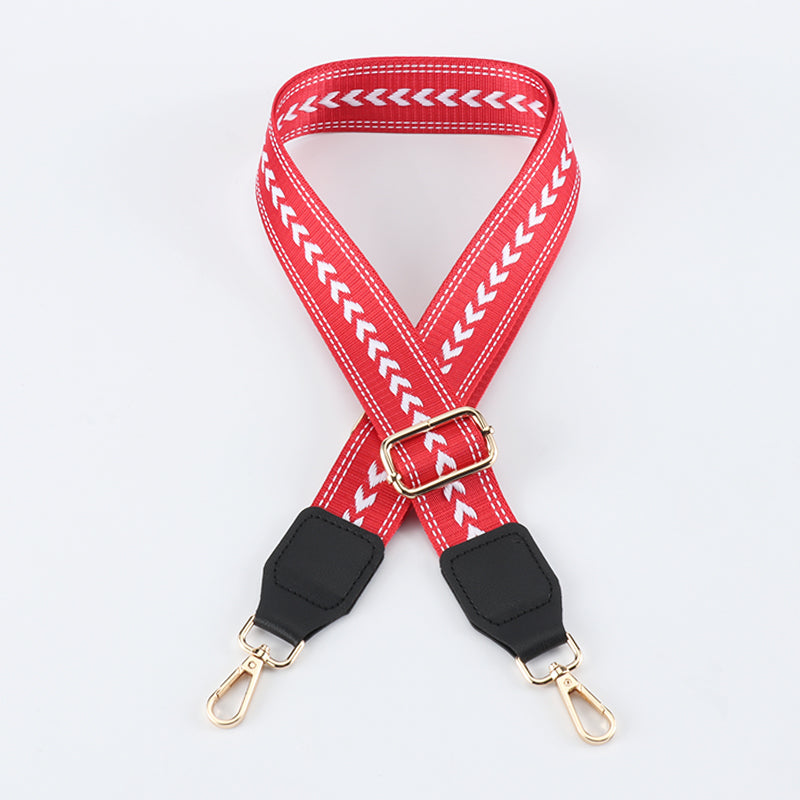Braided Arrow Bag Strap with Leather Head