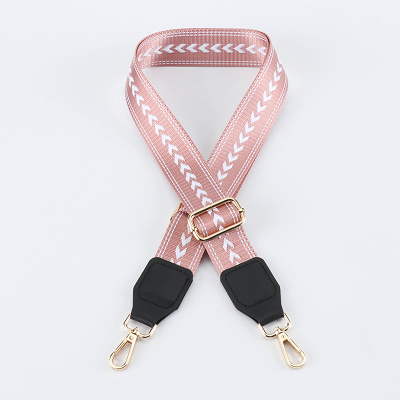 Braided Arrow Bag Strap with Leather Head