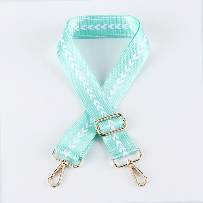 Simple Regular Arrow Pattern Versatile Color Bag Strap