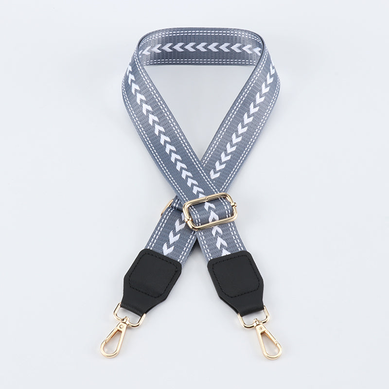 Braided Arrow Bag Strap with Leather Head