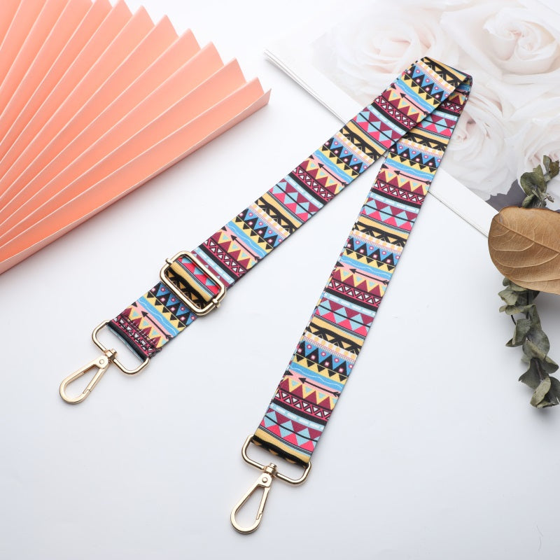 Premium Stripe Geometric Style Bag Strap