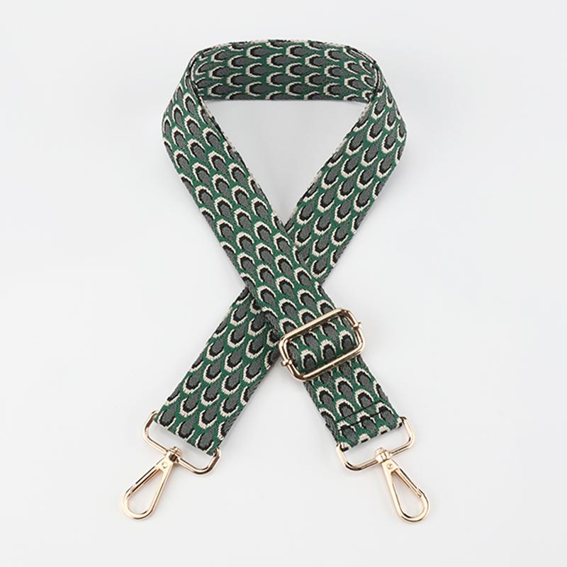 Colorful Peacock Pattern Shoulder Bag Straps