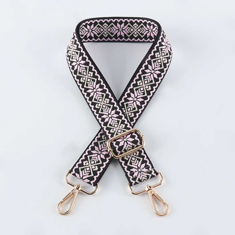 Wavy Grain Flower Bag Strap