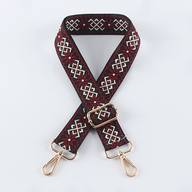 Wavy Grain Flower Bag Strap