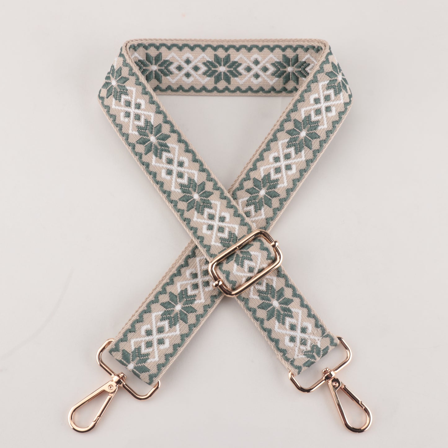 Wavy Grain Flower Bag Strap