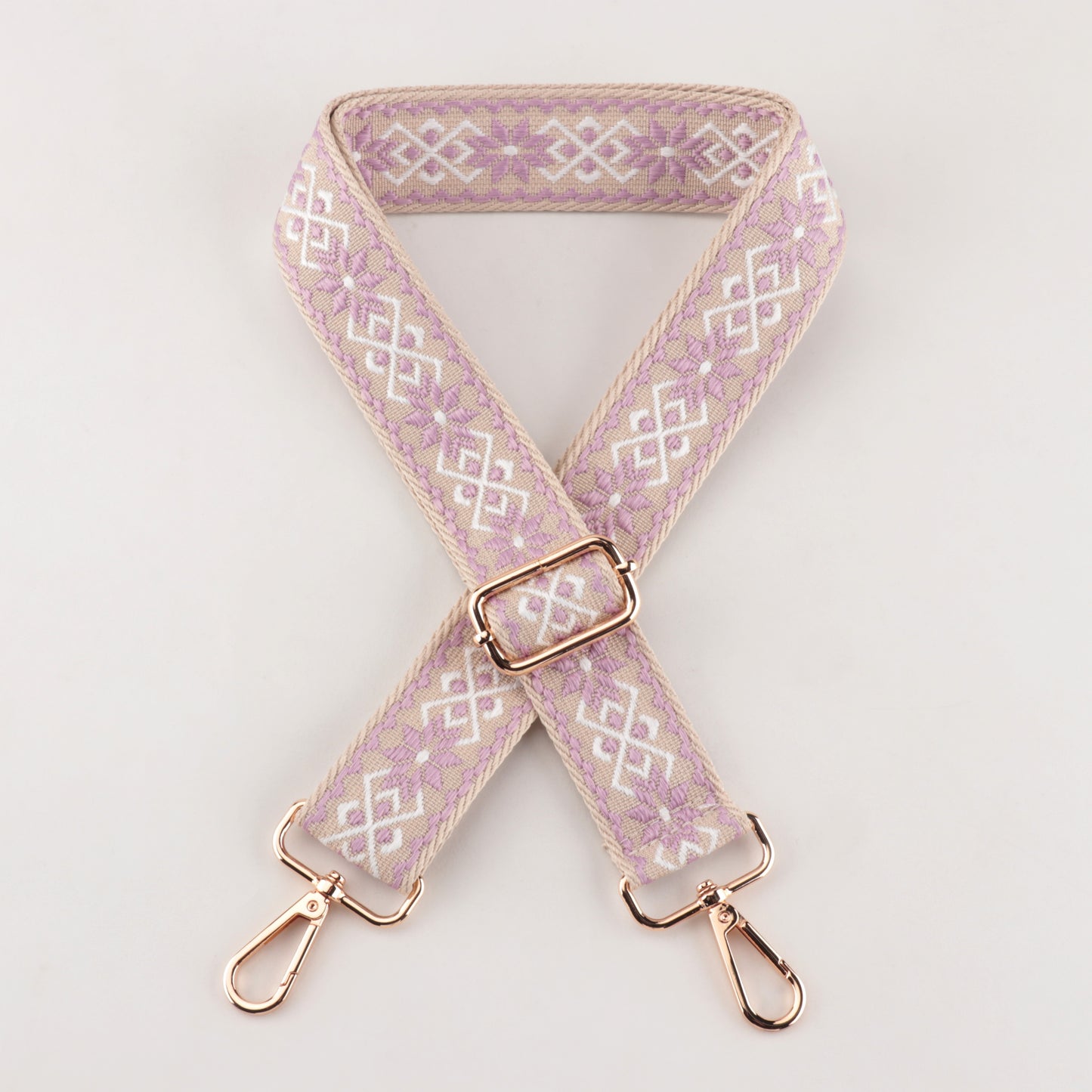 Wavy Grain Flower Bag Strap
