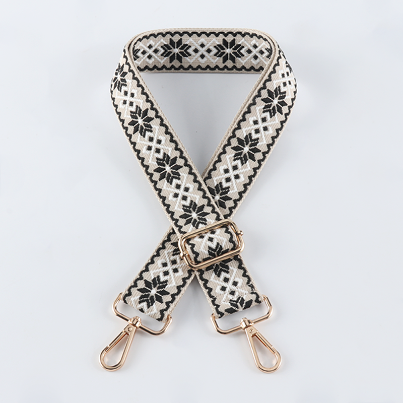 Wavy Grain Flower Bag Strap