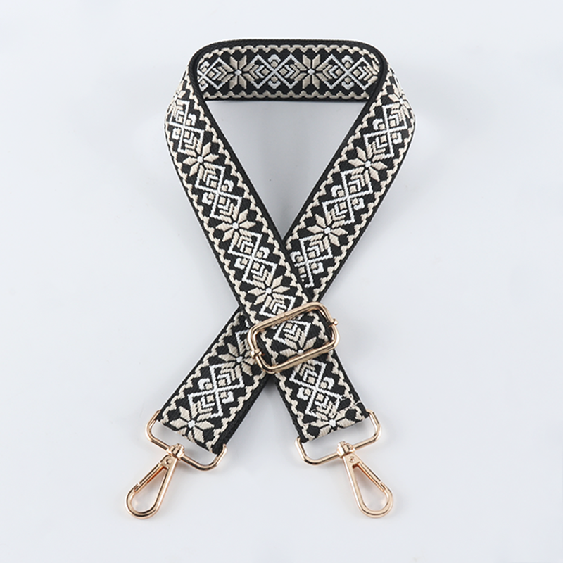 Wavy Grain Flower Bag Strap