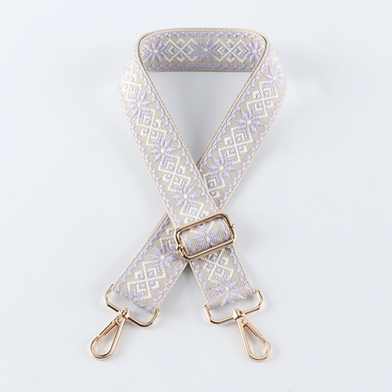 Wavy Grain Flower Bag Strap