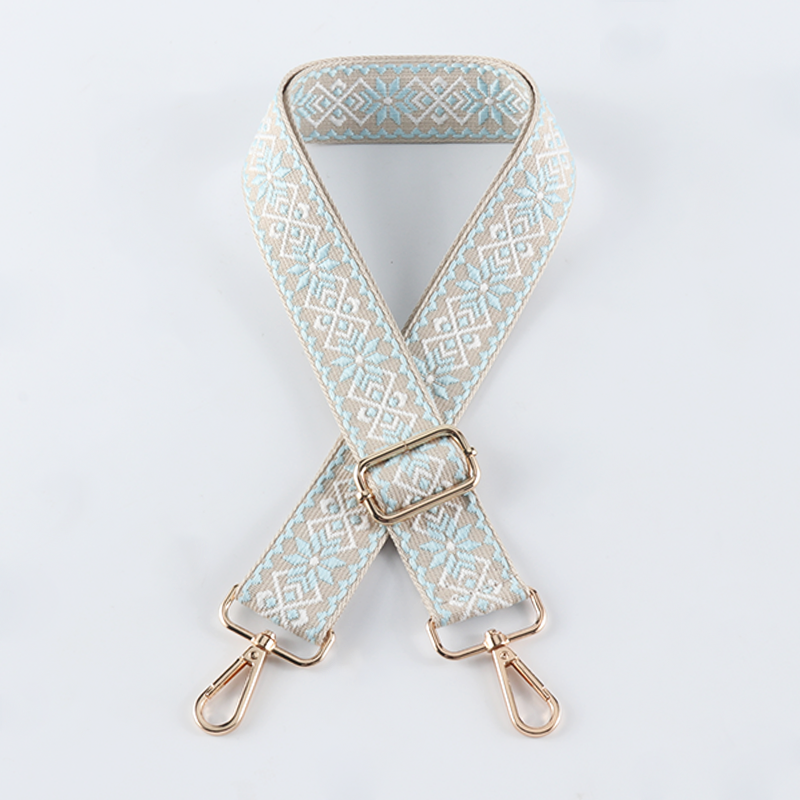 Wavy Grain Flower Bag Strap