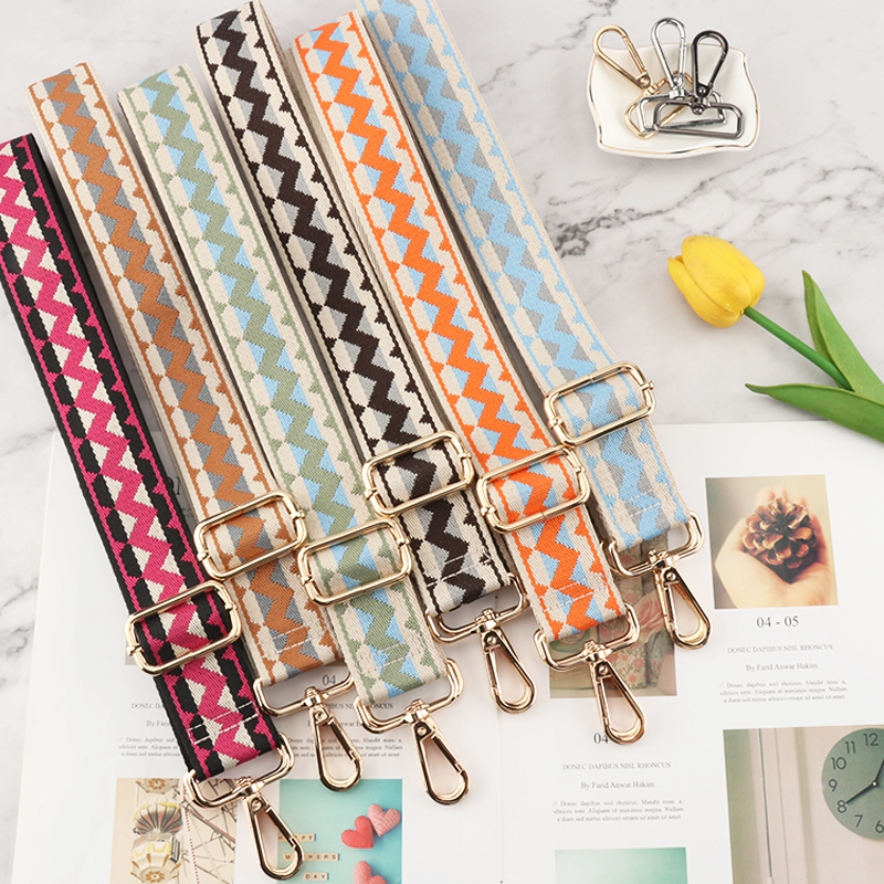 Wave Pattern Bag Shoulder Strap