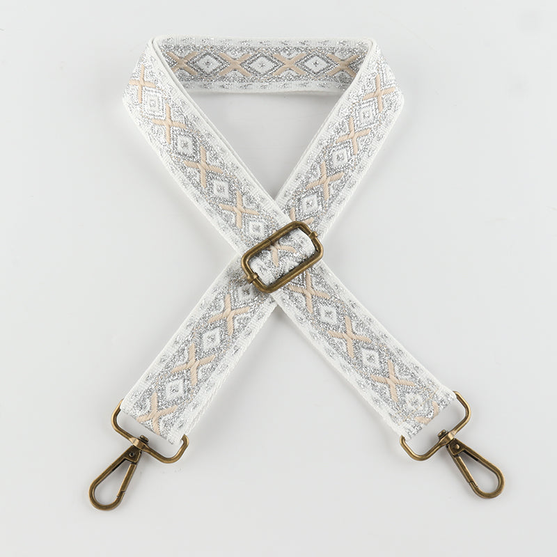 Bling Replacement Crossbody Shoulder Straps with Bronze Buckle