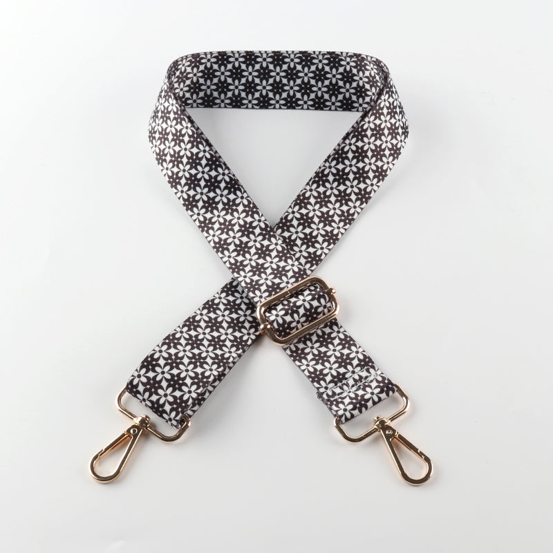 Mini Geometric Print Bag Straps