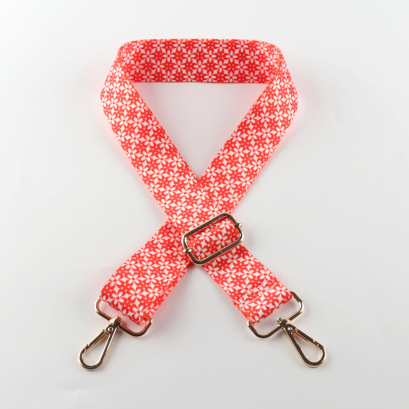 Mini Geometric Print Bag Straps