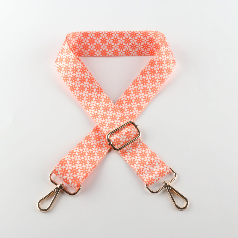 Mini Geometric Print Bag Straps