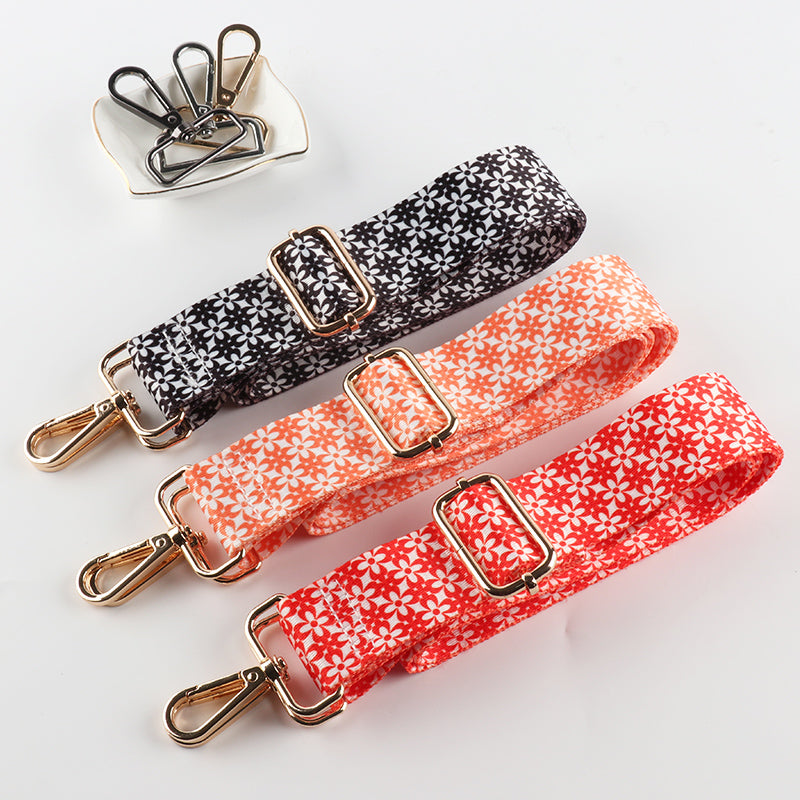 Mini Geometric Print Bag Straps