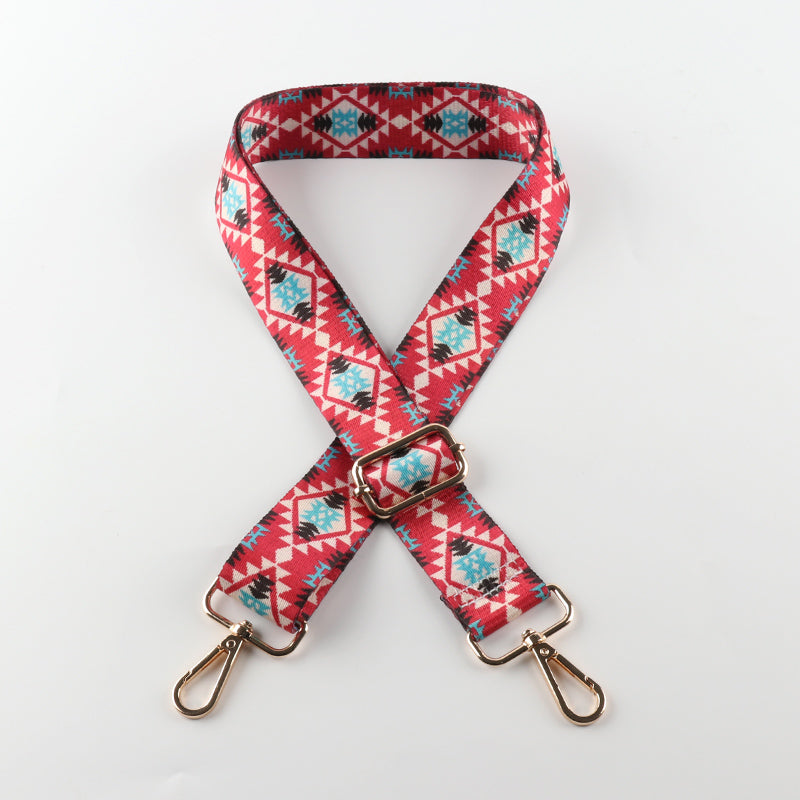 Heat Transfer Diamond Pattern Bag Strap