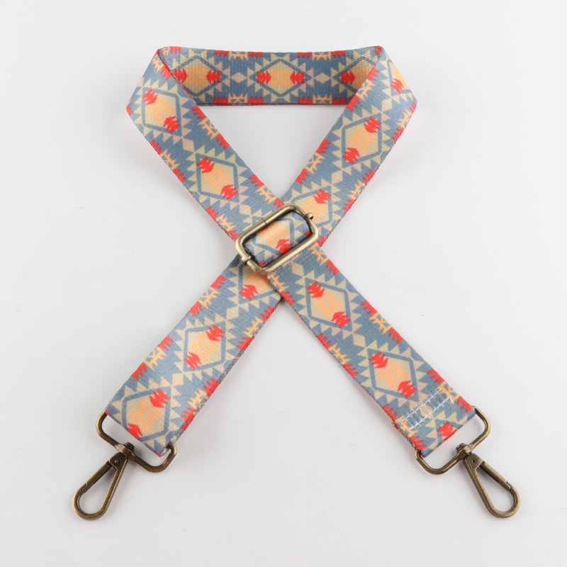 Hydrangea Diamond Textured Bronze Buckle Shoulder Straps