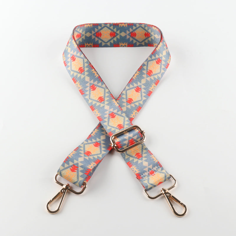Heat Transfer Diamond Pattern Bag Strap