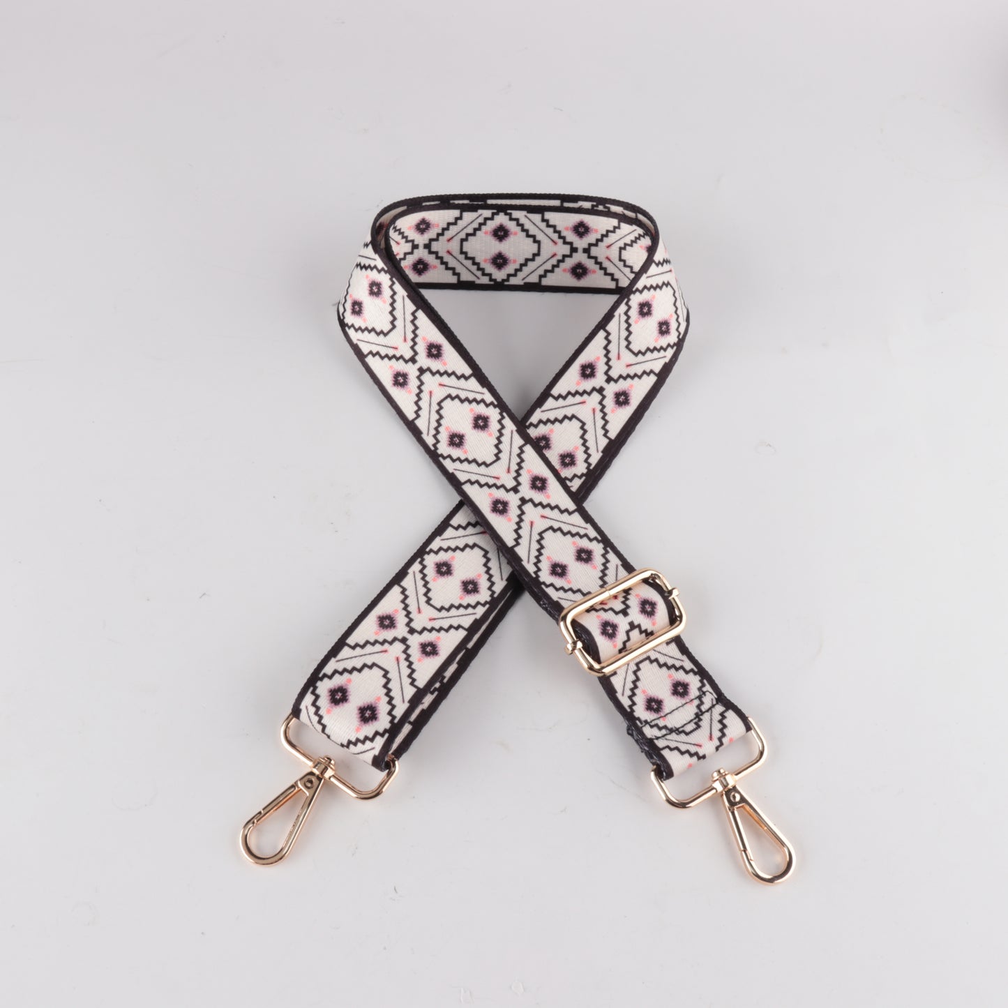 Multicolor Graphic Geometric Print Bag Strap
