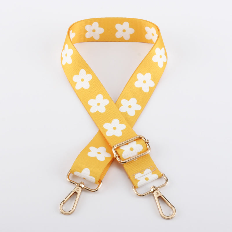 Snowflake Flower Pattern Bag Shoulder Strap